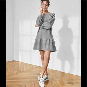 Express Flounce Sweatshirt Dress